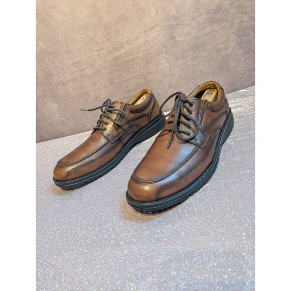 Dockers Barker oxford brown leather dress shoes 8.5 main image 5